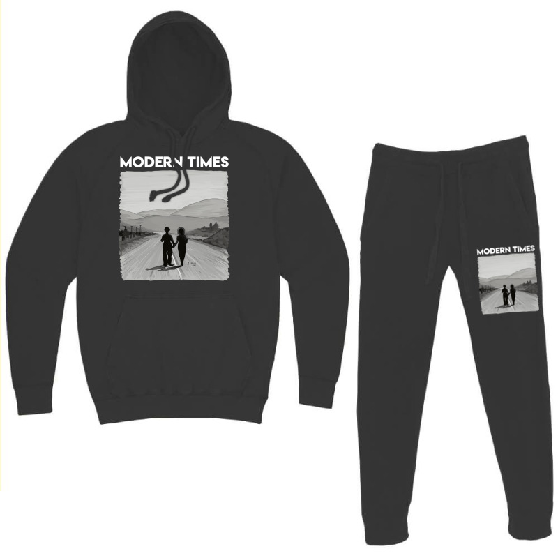 Charly Chaplin   Modern Times Hoodie & Jogger set by chimeyandres5 | Artistshot