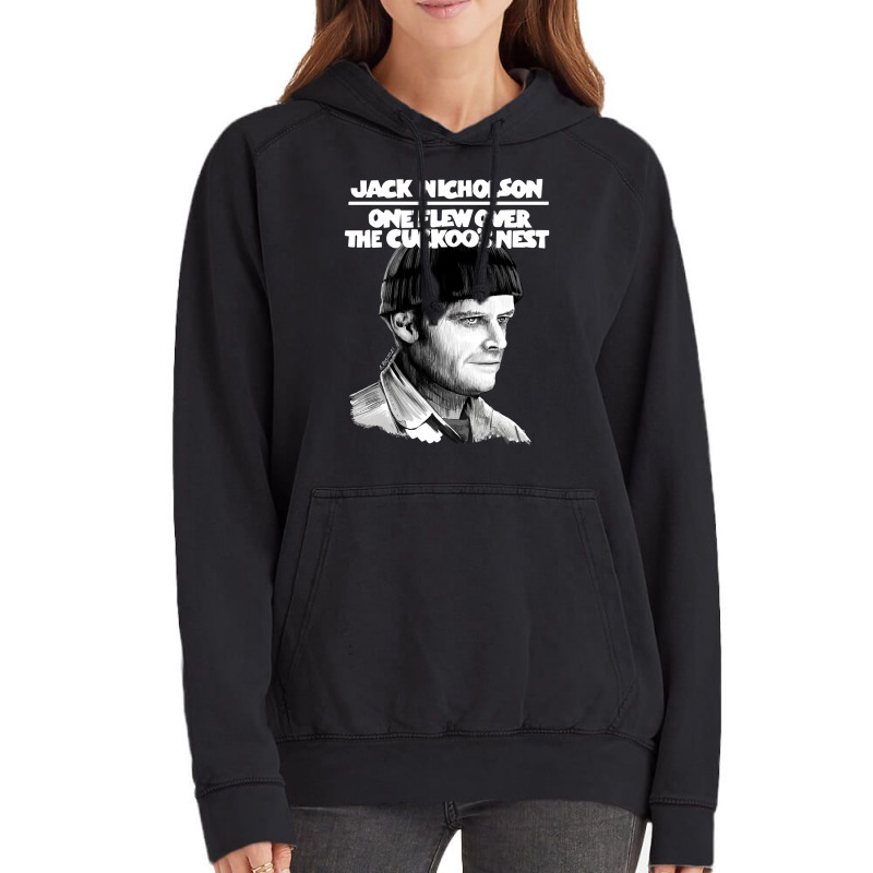 One Flew Over The Cuckoo's Nest With Title Illustration Vintage Hoodie by aldeeblariik | Artistshot