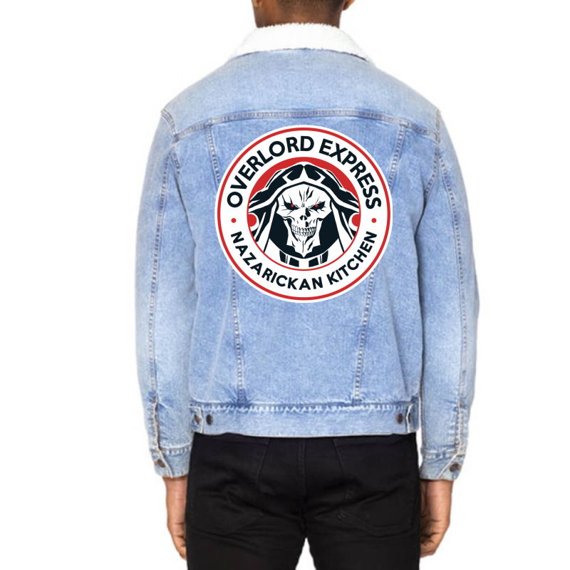 Overlord Express Unisex Sherpa-Lined Denim Jacket by aldeeblariik | Artistshot