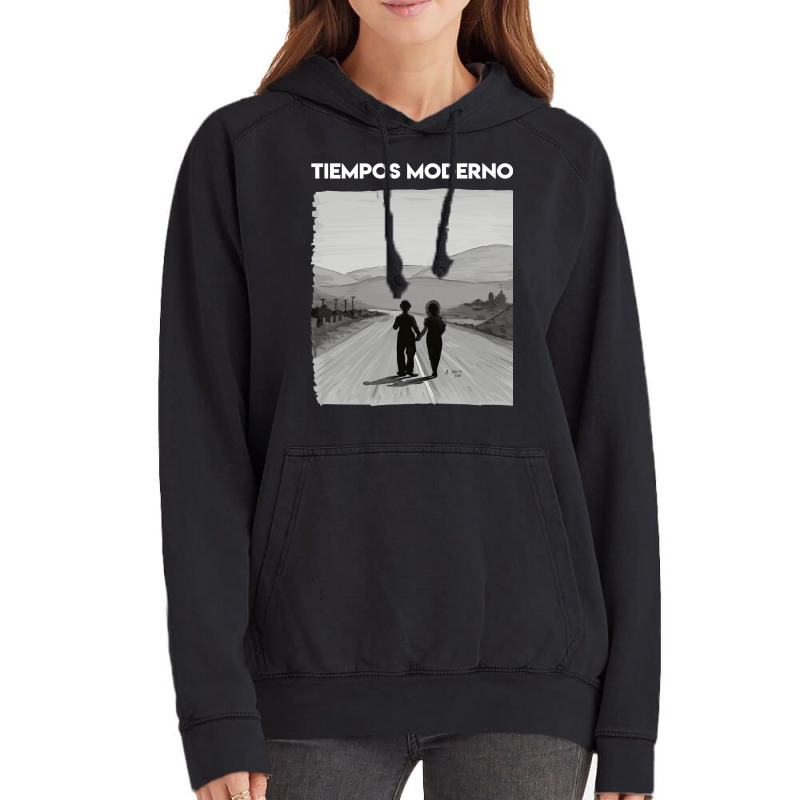 Copy Of Charly Chaplin   Modern Times Vintage Hoodie by chimeyandres5 | Artistshot