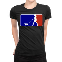 Major League Cat Walker (f) Ladies Fitted T-shirt | Artistshot