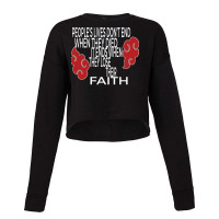 Peoples Lives Dont End When They Died Cropped Sweater | Artistshot