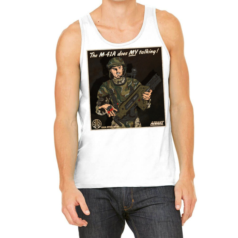 The M41a Does My Talking Tank Top | Artistshot