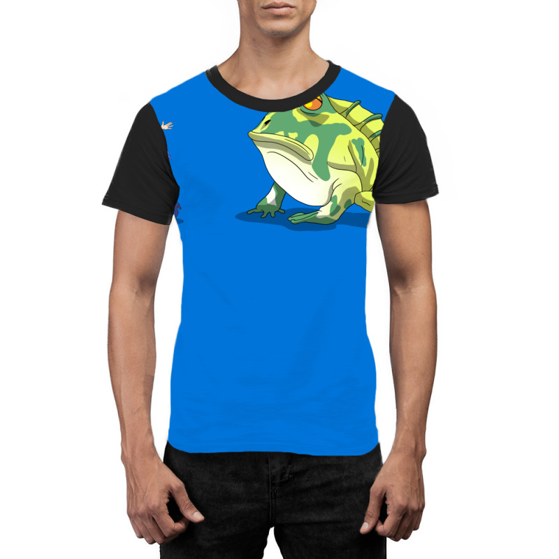 Aqua Vs Giant Paratoad Graphic T-shirt | Artistshot