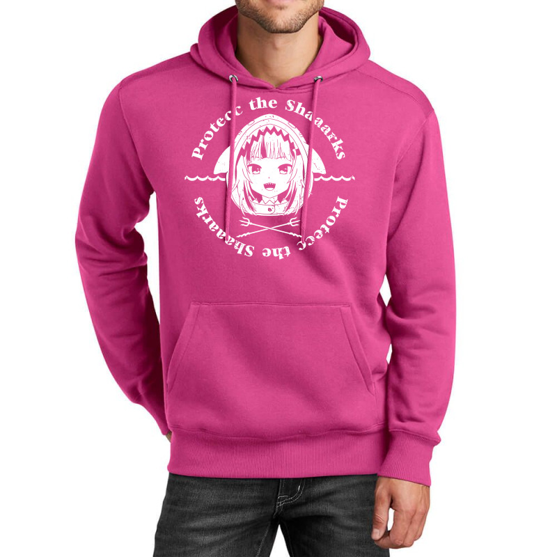 Protecc The Shaaarks Unisex Hoodie by aldeeblariik | Artistshot