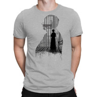 Rebecca Silhouette Illustration T-shirt | Artistshot