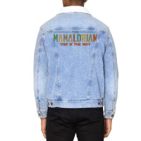 The Mamalorian Mother's Day 2022 This Is The Way Unisex Sherpa-lined Denim Jacket | Artistshot