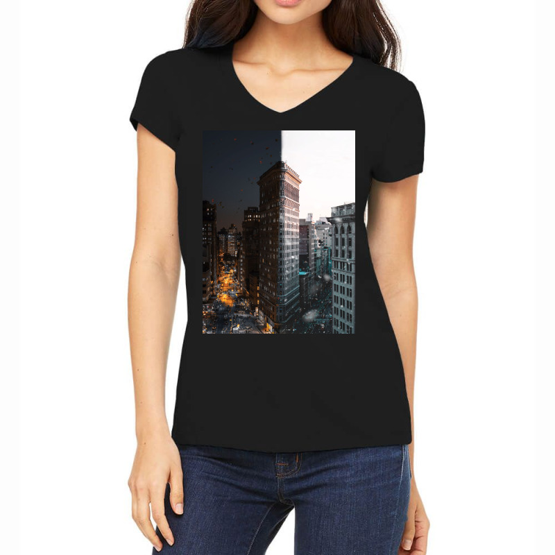 Building Women's V-neck T-shirt | Artistshot