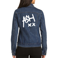 Ashton Ash Cropped Ladies Denim Jacket | Artistshot