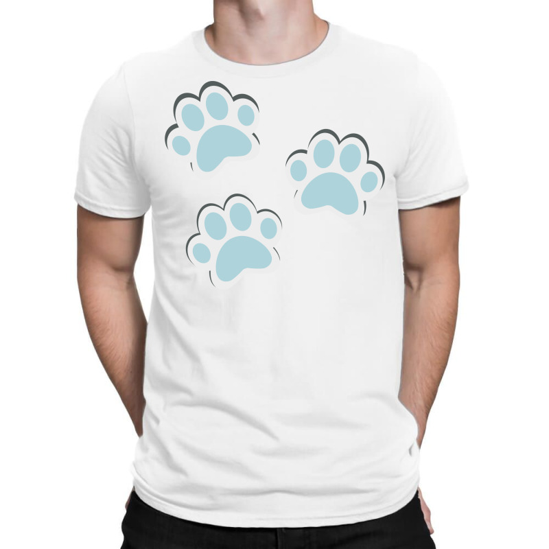 Paws Trail Cat T-Shirt by claristore | Artistshot