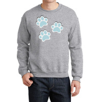 Paws Trail Cat Crewneck Sweatshirt | Artistshot