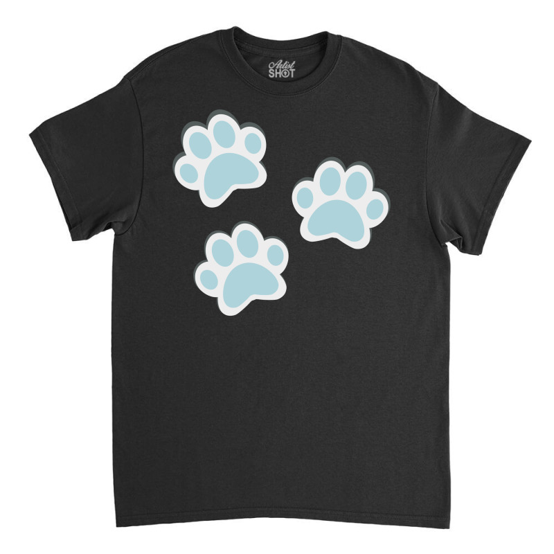 Paws Trail Cat Classic T-shirt by claristore | Artistshot