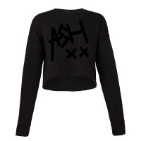 Ashton Ash Cropped | Black Cropped Sweater | Artistshot