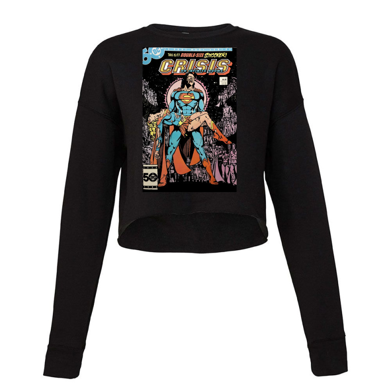 Crisis On Infinite Rooms Cropped Sweater by algievelinm | Artistshot