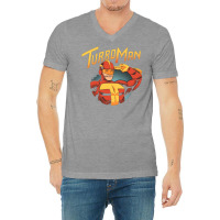 Turboman V-neck Tee | Artistshot