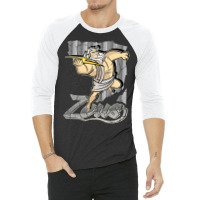 Zeus Greek Godhero Costume Training War 3/4 Sleeve Shirt | Artistshot