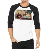 The Favourites Of The Emperor Honorius   John William Waterhouse 3/4 Sleeve Shirt | Artistshot