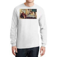 The Favourites Of The Emperor Honorius   John William Waterhouse Long Sleeve Shirts | Artistshot