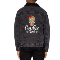 Cookie Cutie 01 Unisex Sherpa-lined Denim Jacket | Artistshot