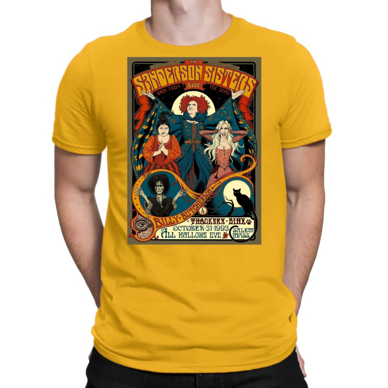 Sanderson Sisters Live Poster T-Shirt by alcapethaty | Artistshot