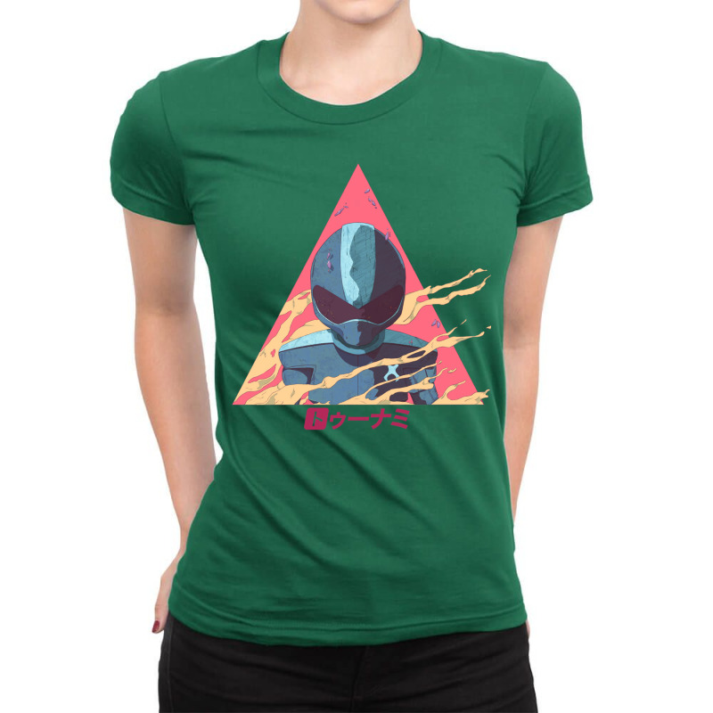 Toonami Tom Color Variation Ladies Fitted T-Shirt by saheakamkuns | Artistshot