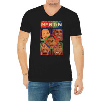 Vintage Martin Black Tv Shows V-neck Tee | Artistshot