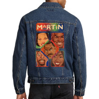 Vintage Martin Black Tv Shows Men Denim Jacket | Artistshot