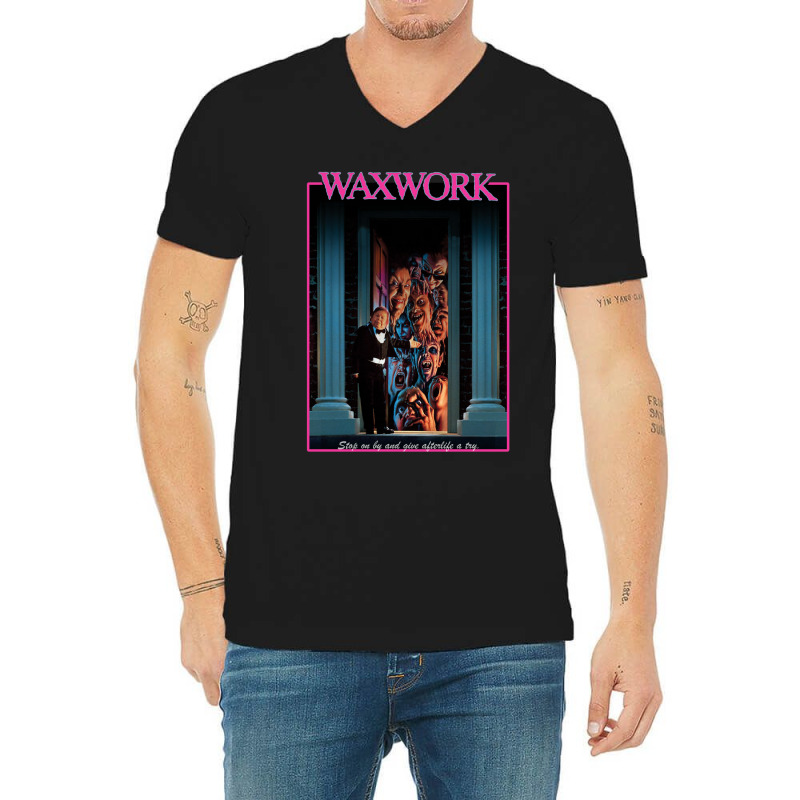 Waxwork   Captive Audience（1988）☆vhsgasm Video☆   Horror Merch V-Neck Tee by alcapethaty | Artistshot