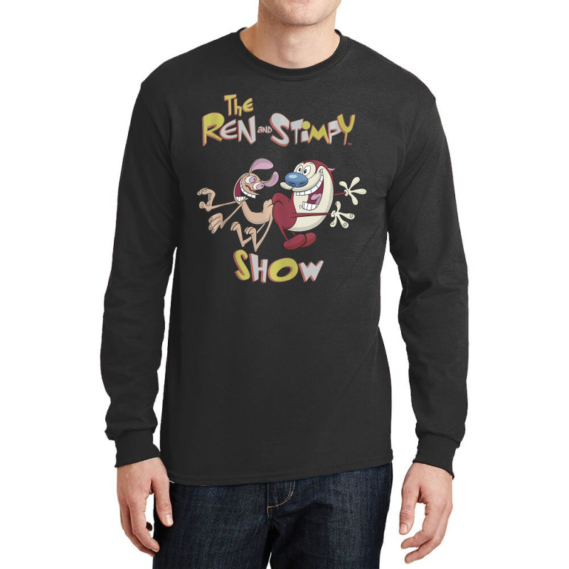 Ren And Stimpy Classic Show Title Long Sleeve Shirts by grissomconedun | Artistshot