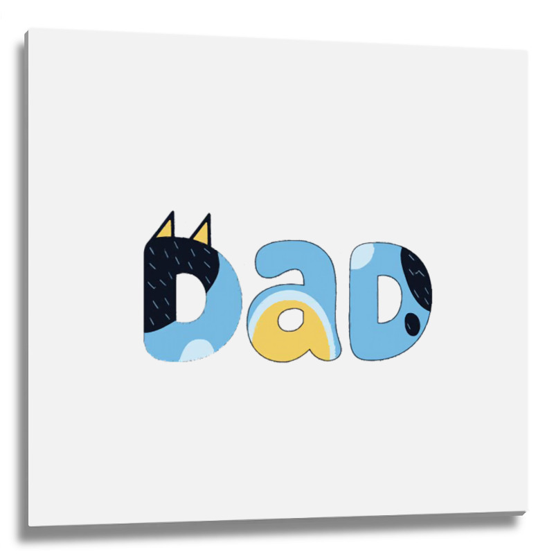 I Love Dadwwfc4k61p3 68 Metal Print Square | Artistshot