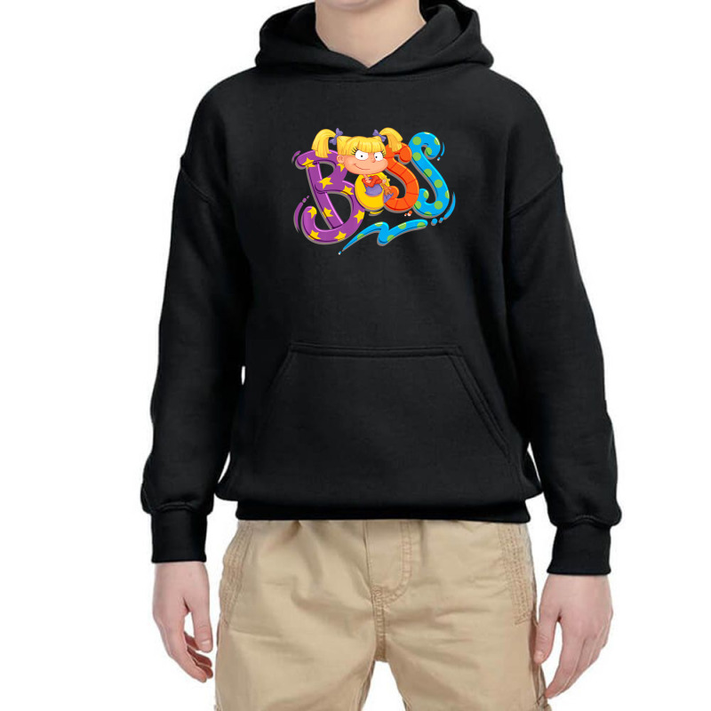 Rugrats Angelica Is Boss Youth Hoodie by grissomconedun | Artistshot