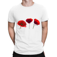 I Love Red Poppies T-shirt | Artistshot