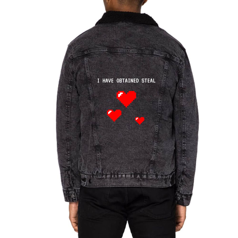 I Have Obtained Steal Unisex Sherpa-lined Denim Jacket | Artistshot