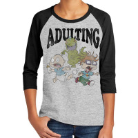 Rugrats Run Away Adulting Youth 3/4 Sleeve | Artistshot