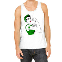 Irish Rosie The Riveter Funny Cute St Patricks Day Tank Top | Artistshot