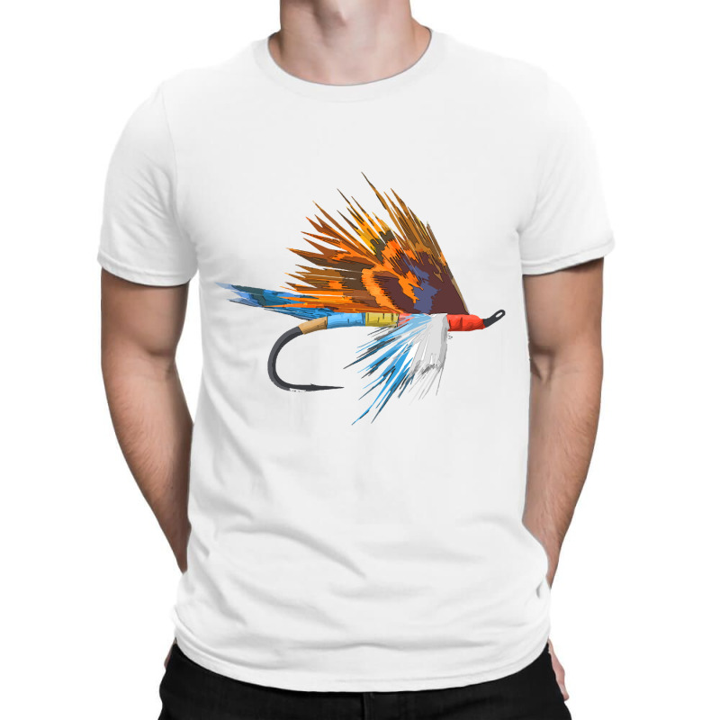 Fly Fishing Art By Teecreations T-shirt | Artistshot