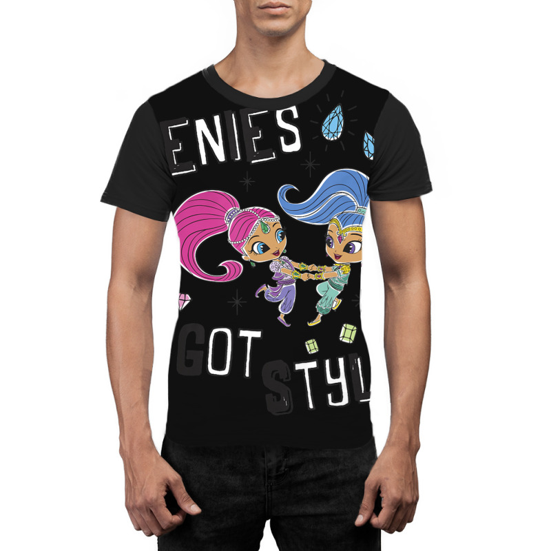 Shimmer And Shine Genies Got Style Dancing Portrai Graphic T-shirt | Artistshot