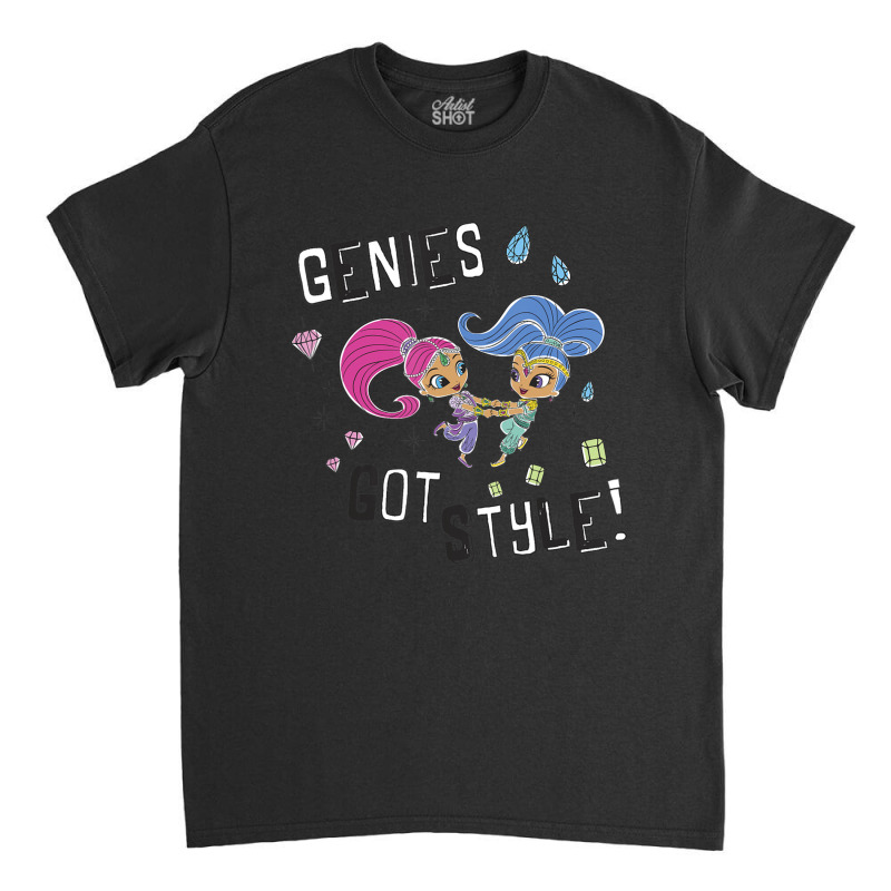 Shimmer And Shine Genies Got Style Dancing Portrai Classic T-shirt | Artistshot