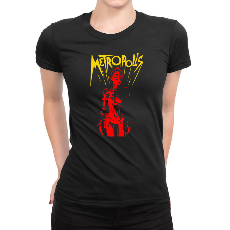 Fritz Lang Metropolis Ladies Fitted T-Shirt by Henz | Artistshot