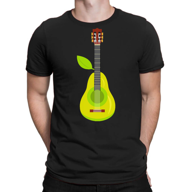 Guitar T  Shirt Pear Guitar Music Instrument Illustration T  Shirt T-Shirt by tillmantamara472 | Artistshot