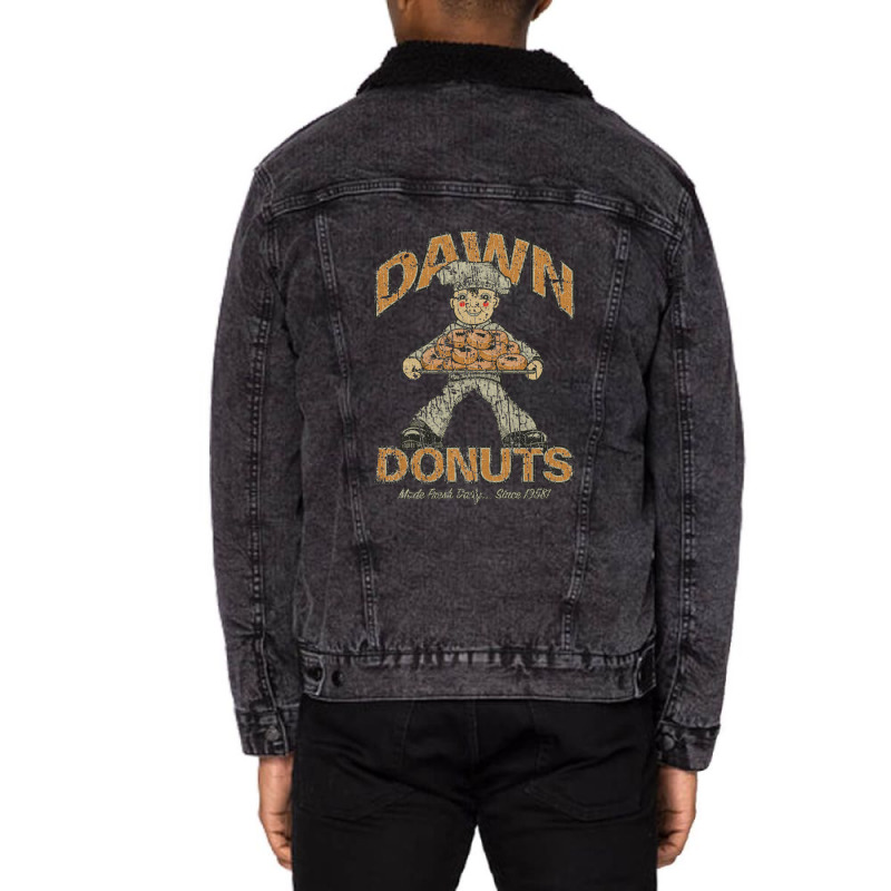 Dawn Donuts 1958 Unisex Sherpa-lined Denim Jacket | Artistshot