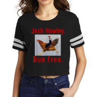 Josh Hawley Run Free Funny Josh Hawley Running Scorecard Crop Tee | Artistshot