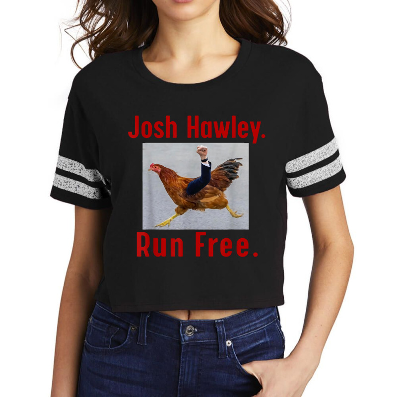 Josh Hawley Run Free Funny Josh Hawley Running Scorecard Crop Tee by tonierich | Artistshot