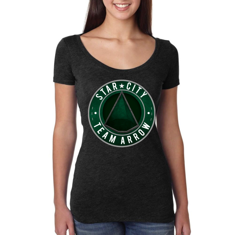 Star City Team Arrow Women's Triblend Scoop T-shirt by ndinaetiartie | Artistshot