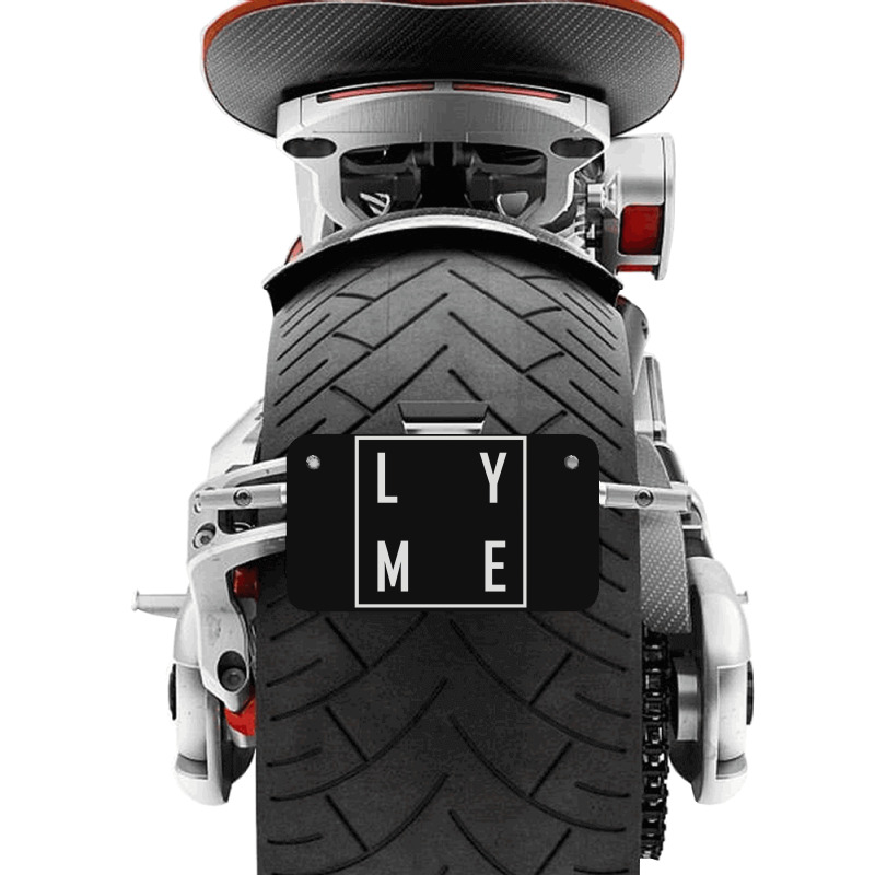 Lyme Motorcycle License Plate | Artistshot