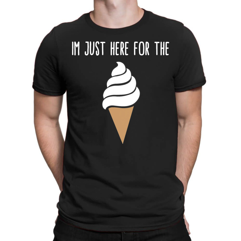 I'm Just Here For The Ice Cream Meme Cute Vanilla  T-Shirt by home12 | Artistshot