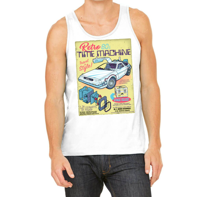 Retro Time Machine Tank Top | Artistshot