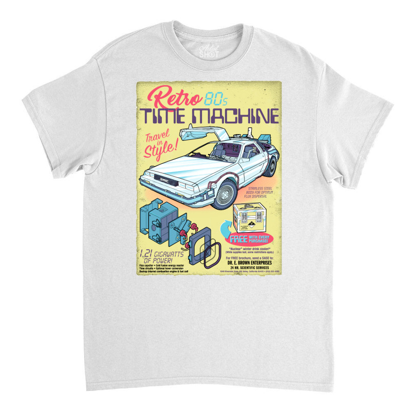 Retro Time Machine Classic T-shirt | Artistshot