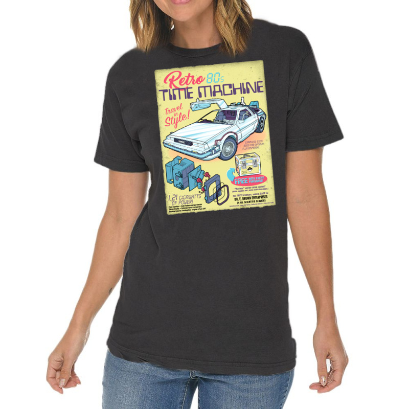 Retro Time Machine Vintage T-shirt | Artistshot