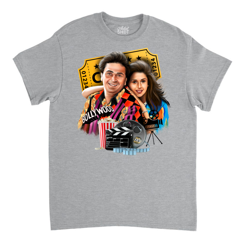 Rishi Kapoor And Madhuri Dixit Classic T-shirt by rafikgafforp | Artistshot